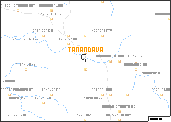 map of Tanandava