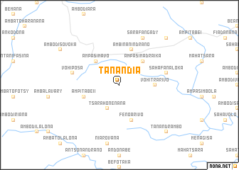 map of Tanandia