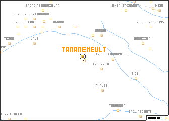 map of Tananemeult