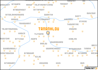 map of Tana nʼHlou