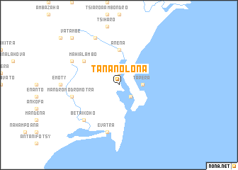 map of Tananolona