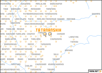 map of Ta-nan-shih