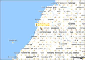 map of Ta-nan-wo