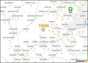 map of Tân An