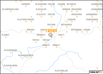 map of Tân An