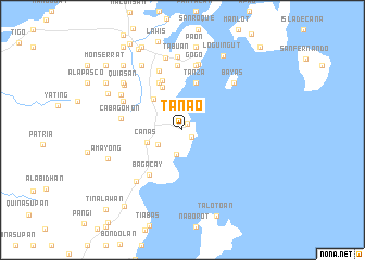 map of Tanao