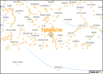 map of Tanaputih