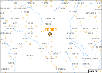 map of Tanap