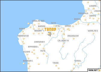 map of Tanap