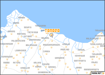 map of Tanara