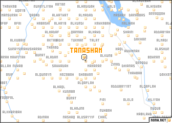 map of Tanasham