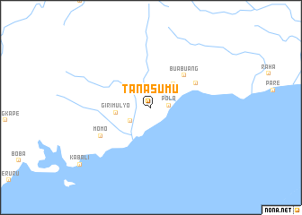 map of Tanasumu