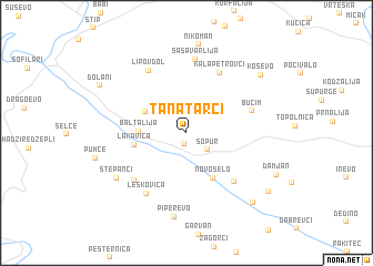 map of Tanatarci