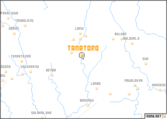 map of Tanatoro