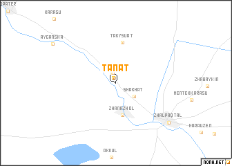 map of Tanat