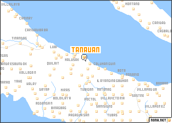 map of Tanauan