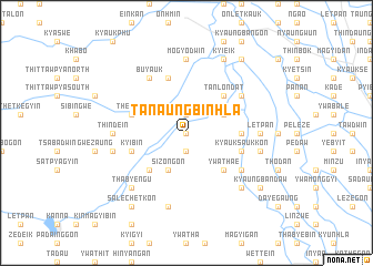 map of Tanaungbinhla