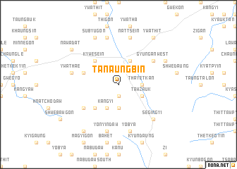 map of Tanaungbin