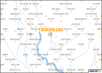 map of Ta-naunggaw