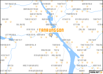 map of Ta-naunggon