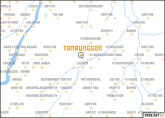 map of Tanaunggon