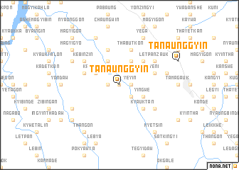 map of Tanaunggyin