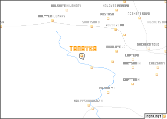 map of Tanayka