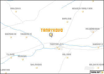 map of Tanaykovo