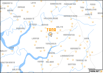 map of Tana