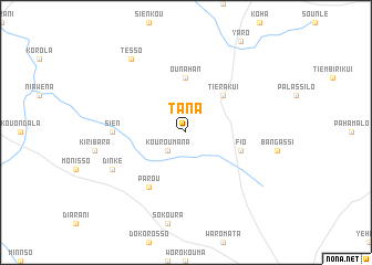 map of Tana