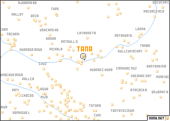 map of Tana