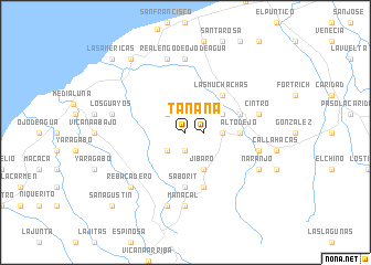 map of Tana