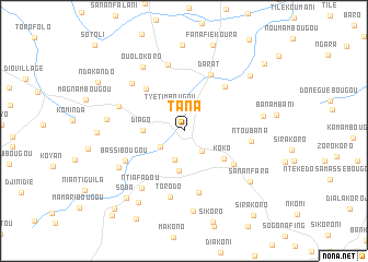 map of Tana