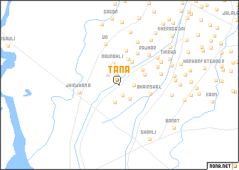 map of Tāna