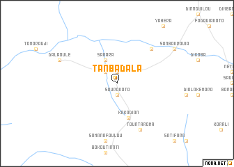 map of Tanbadala