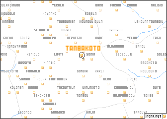 map of Tanbakoto