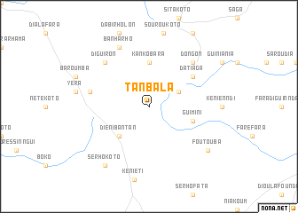 map of Tanbala