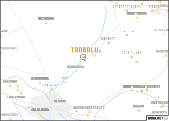 map of Tanbalū