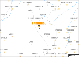 map of Tanbandji