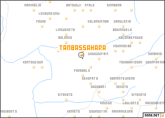 map of Tanbassahara