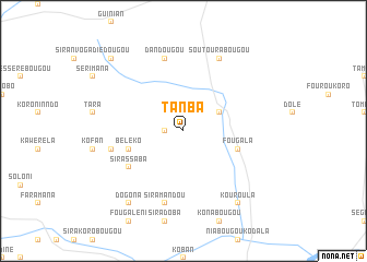 map of Tanba