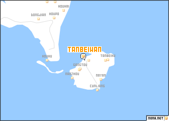 map of Tanbeiwan