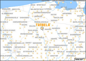 map of Tan Belā