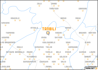 map of Tanbili