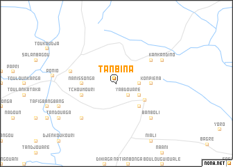 map of Tanbina