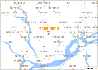 map of Tanbingan