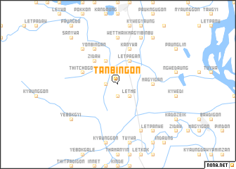 map of Tanbingon