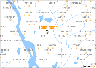 map of Tanbingon