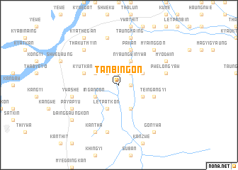 map of Tanbingon