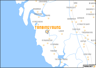 map of Tanbingyaung